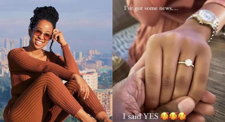 Natalie Tewa gets engaged to Amsterdam-based lover Francis Mbugua Mugane