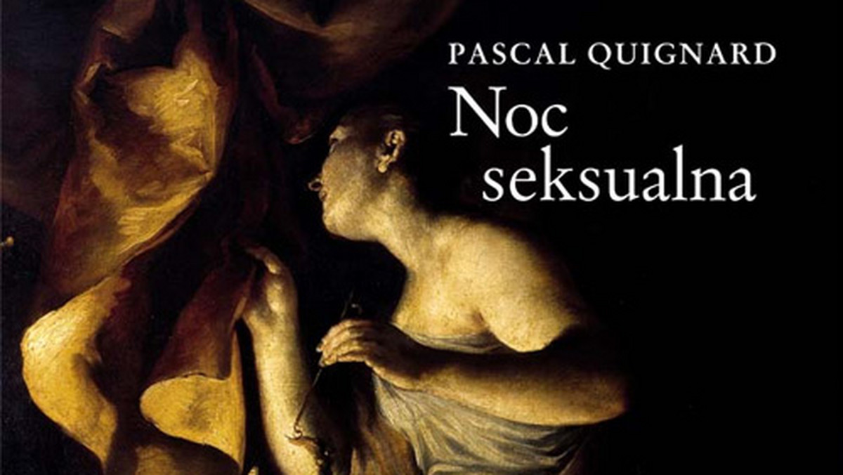 "Noc seksualna" to tajemniczy album Pascala Quignarda, składający się z setek reprodukcji dzieł sztuki Zachodu i Wschodu od czasów najdawniejszych do współczesnych oraz z autorskiego tekstu laureata Nagrody Goncourtów i Nagrody Akademii Francuskiej.