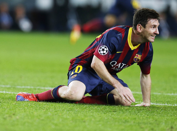 Liga hiszpańska: Barcelona wygrała, ale straciła Messiego. WIDEO