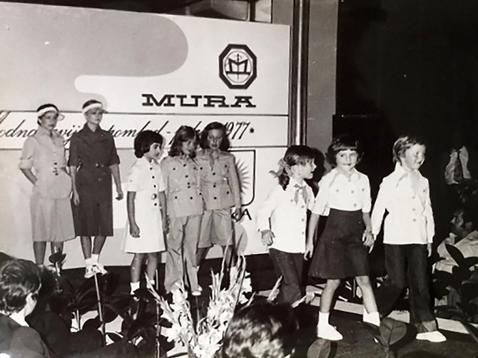 Melanija Tramp 1977. godine u Radencima, Slovenija