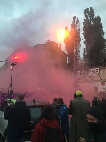 Blokady przeciwko zaostrzeniu ustawy aborcyjnej w Warszawie