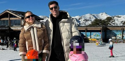 Lewandowscy w tym kraju byli pierwszy raz. Z balkonu pilnowali córek [ZDJĘCIA]