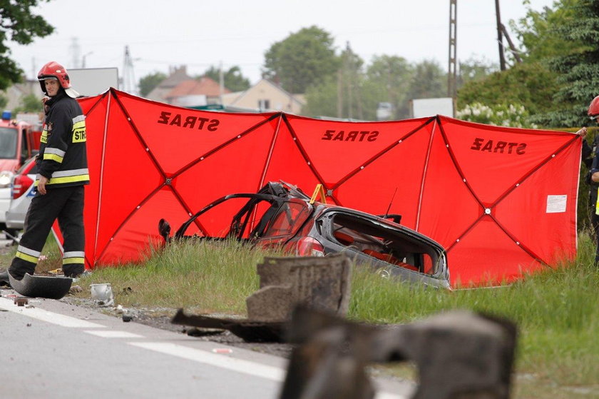 Tragiczny wypadek na drodze krajowej nr 45 w Folwarku pod Opolem