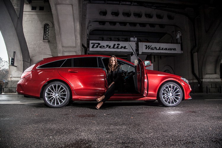 Anna Mucha i Mercedes CLS Shooting Brake