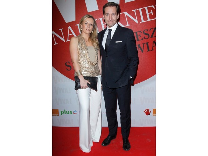 Inauguracja akcji VIVA! Najpiękniejsi 2011 I Ty możesz sięgnąć gwiazd!: Karolina Ferenstein i Piotr Kraśko.