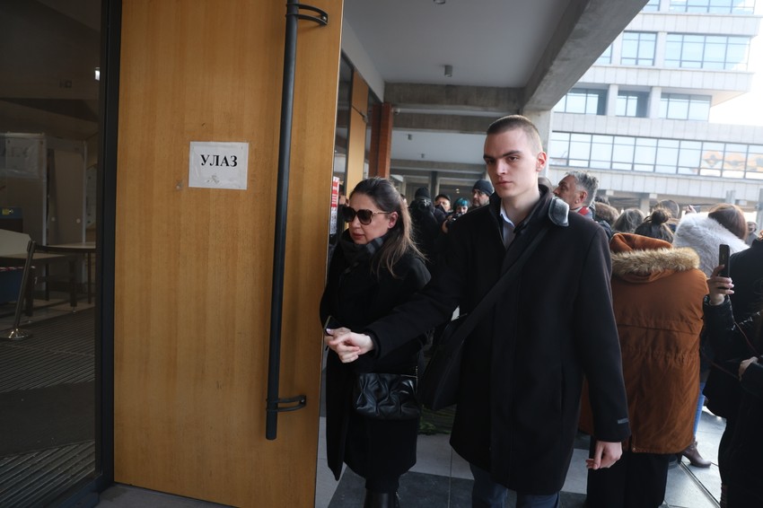 Miljana Kecmanović na današnjem suđenju