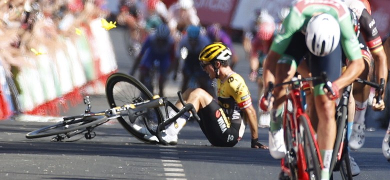 Primoz Roglic wycofał się z wyścigu Vuelta a Espana