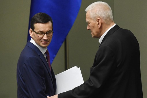 Kornel Morawiecki, Mateusz Morawiecki