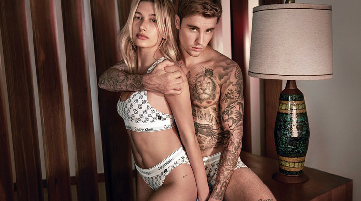 Justin Bieber és modell felesége, Hailey Baldwin/Fotó: Northfoto