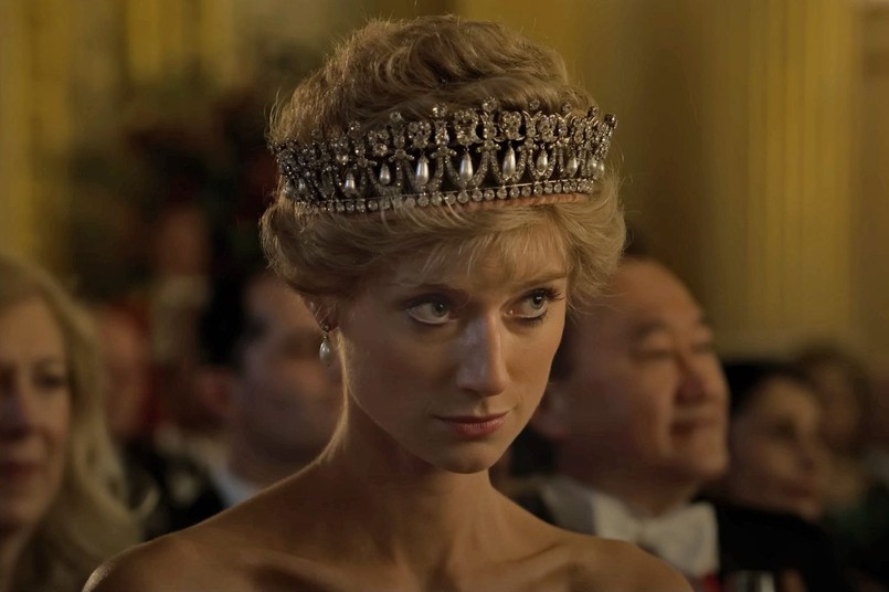 Elizabeth Debicki jako księżna Diana w 5. sezonie "The Crown"