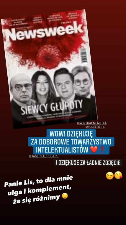 Edyta Górniak komentuje okładkę "Newsweeka"