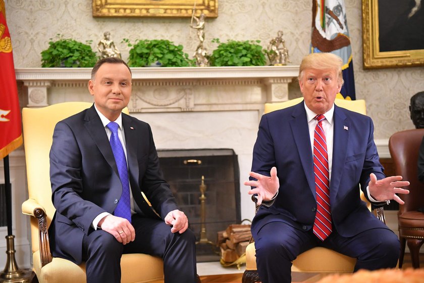 Andrzej Duda i Donald Trump