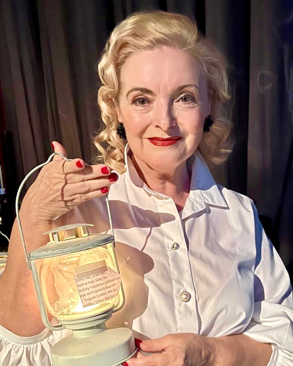 Herečka Eva Pavlíková.