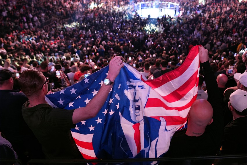 Donald Tramp na takmičenju UFC u Njujorku 16. novembra