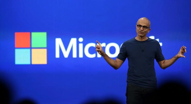 Microsoft CEO Satya Nadella.
