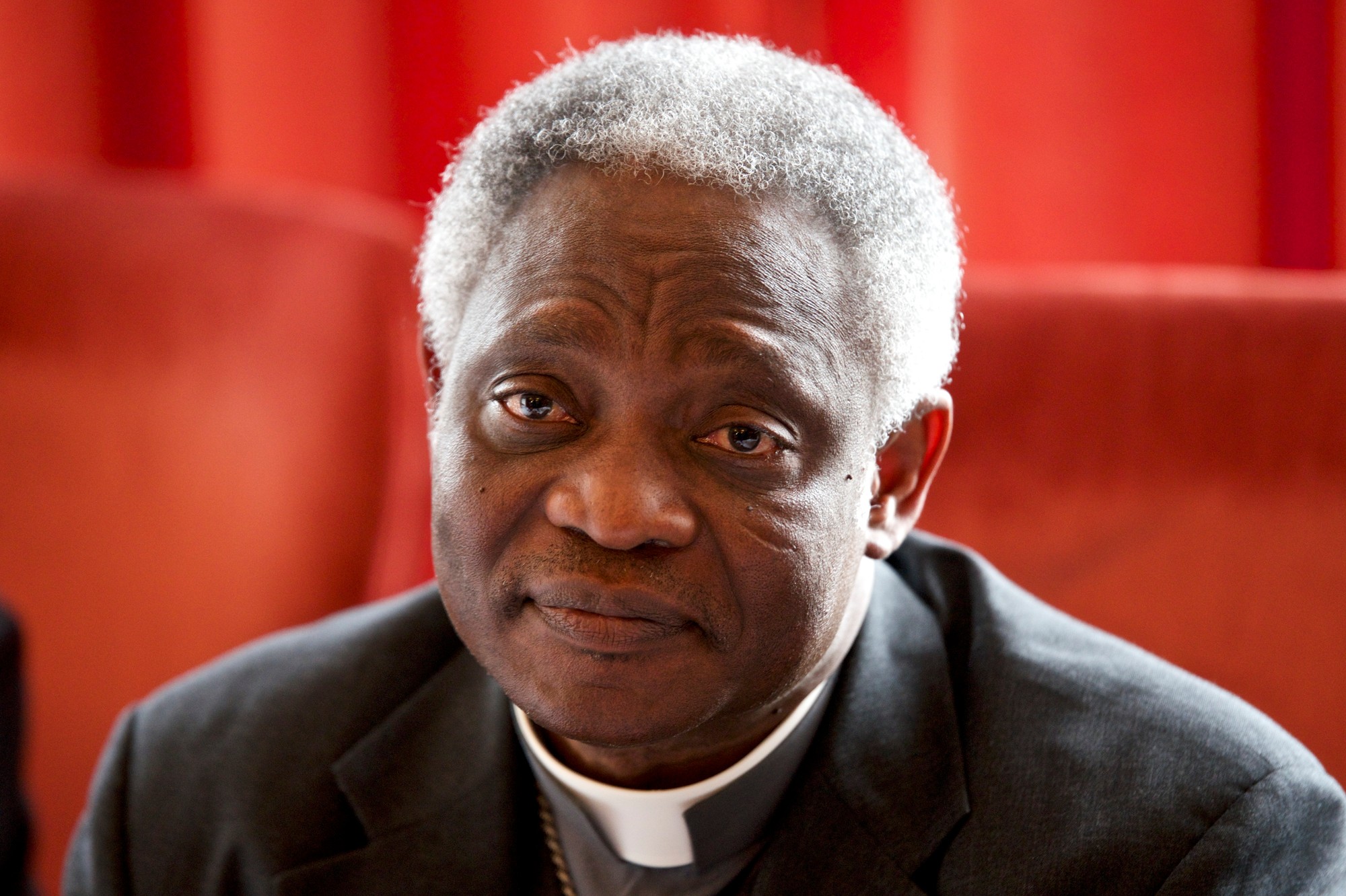 Ghanský kardinál Peter Kodwo Appiah Turkson.