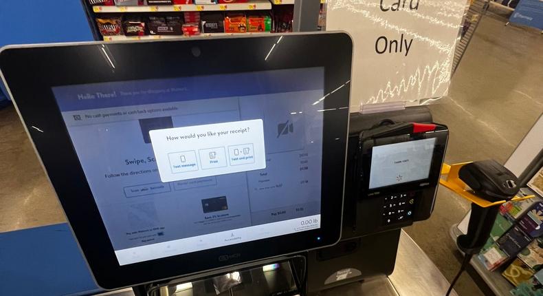 Walmart says removing self-checkout at some locations is aimed at improving the in-store experience.Dominick Reuter/Insider