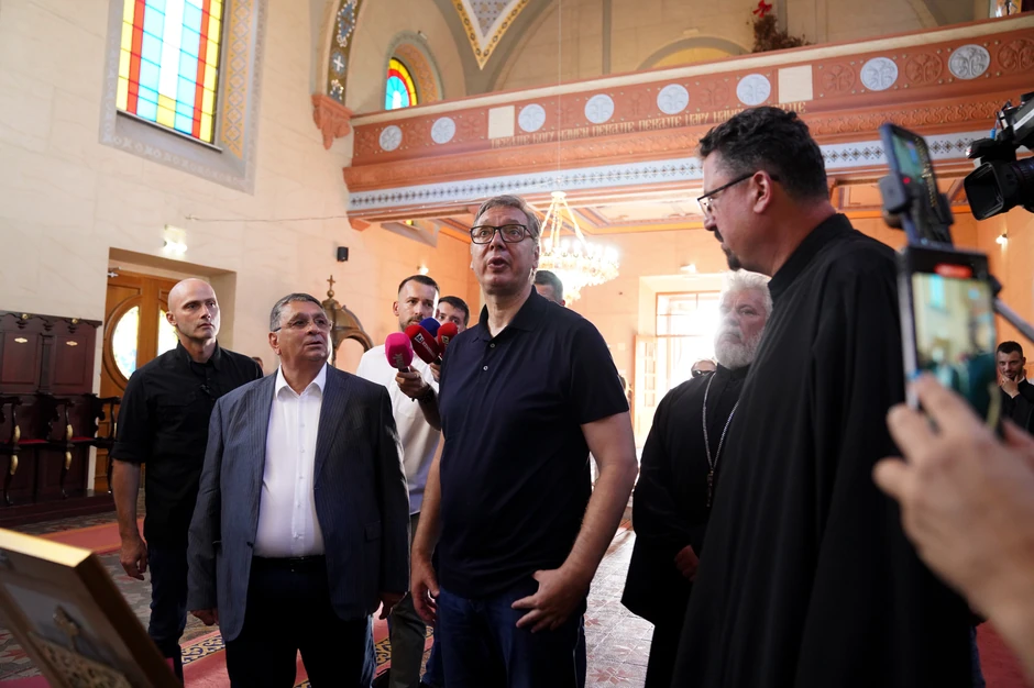 Aleksandar Vučić u Belegišu