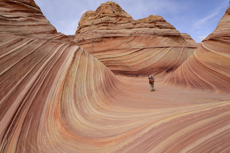 Paria-Vermilion Cliffs w Arizonie - The Wave