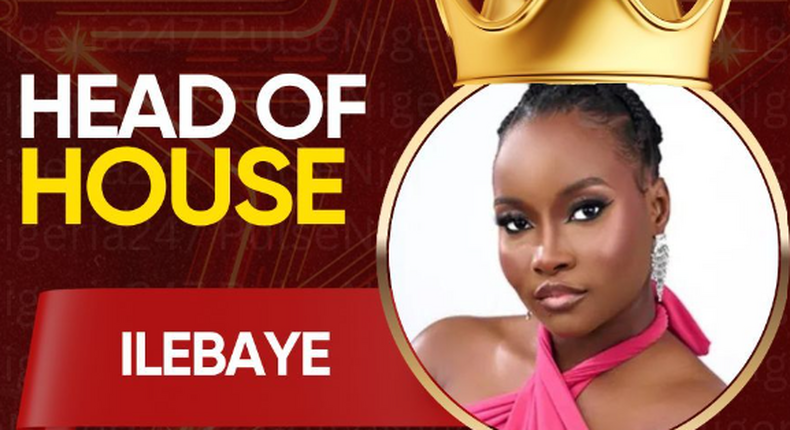 Ilebaye wins the ultimate Head of House on BBNaija All Stars. [Instagram/pulsenigeria247]