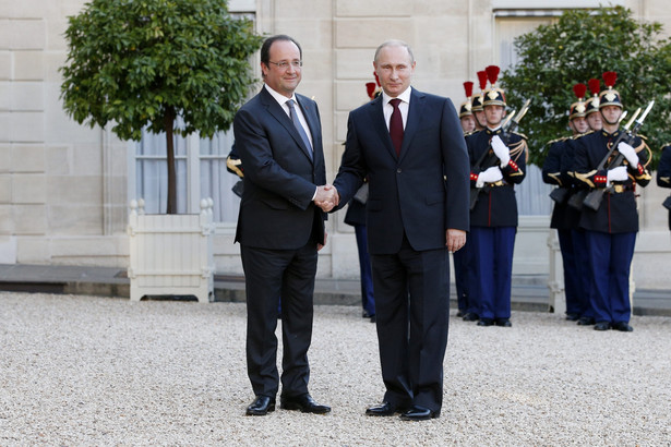 Hollande i Putin rozmawiali o Ukrainie