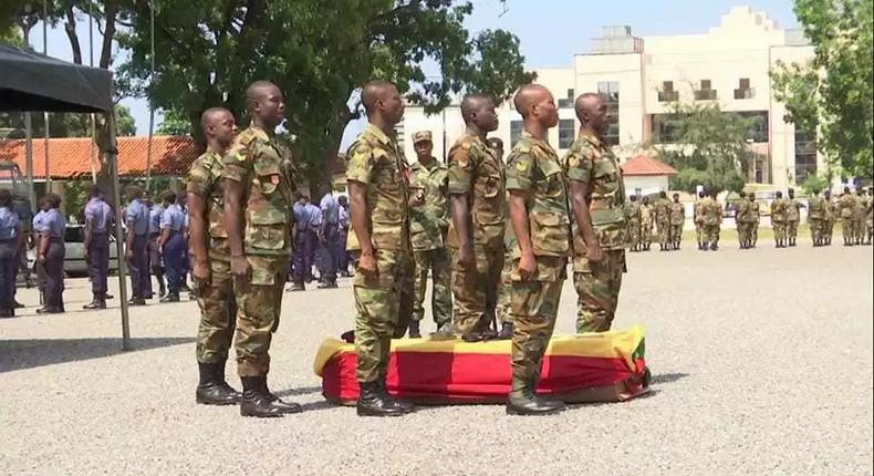 Major Maxwell Adam Mahama funeral