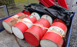 Niemiec przemycał z Polski 1600 l taniego paliwa. Zachłanność nie popłaciła