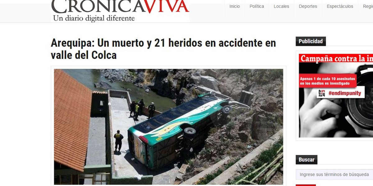 Tragedia w Peru: autobus z Polakami zsunął się do przepaści