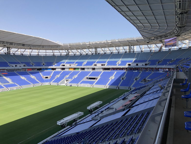 Stadion 974 wyposażony w krzesełka zaprojektowane w Polsce. To tu biało-czerwoni zagrają pierwszy mecz z Meksykiem