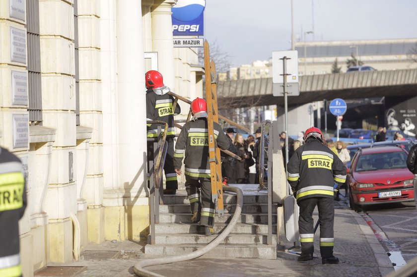 Pożar przychodni przy ul. Dobrzyńskiej