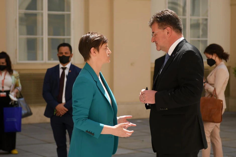 Ana Brnabić i Miroslav Lajčak