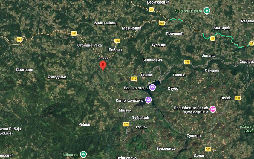 Zemljotres u zapadnoj Srbiji