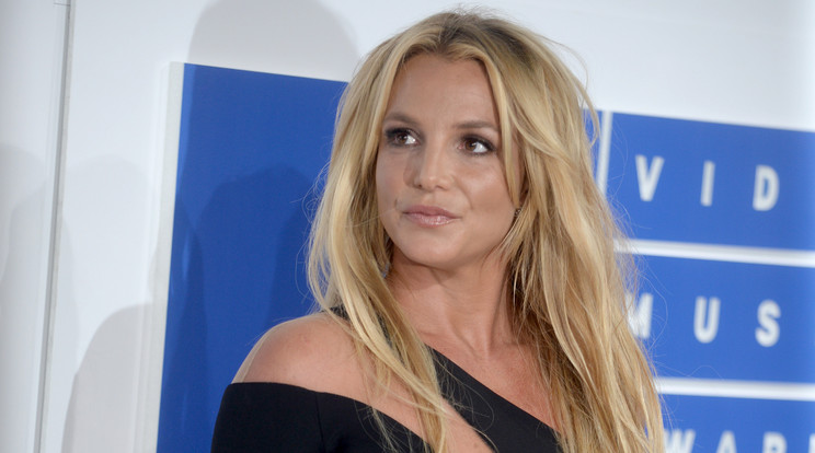 Britney Spears nagyon boldog modell kedvese oldalán /Fotó: Northfoto
