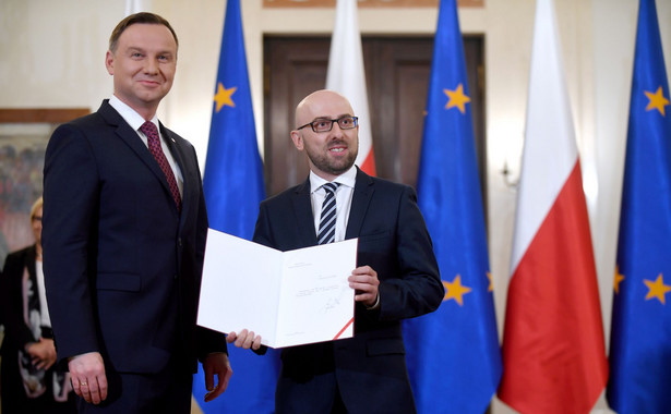 Prezydent Andrzej Duda i Krzysztof Łapiński