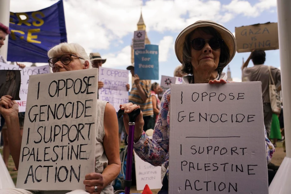 london gaza protest