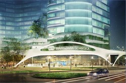 Nowy dworzec Warszawa Gdańska a obok biurowce. Powrót wspólnej inwestycji PKP i Ghelamco