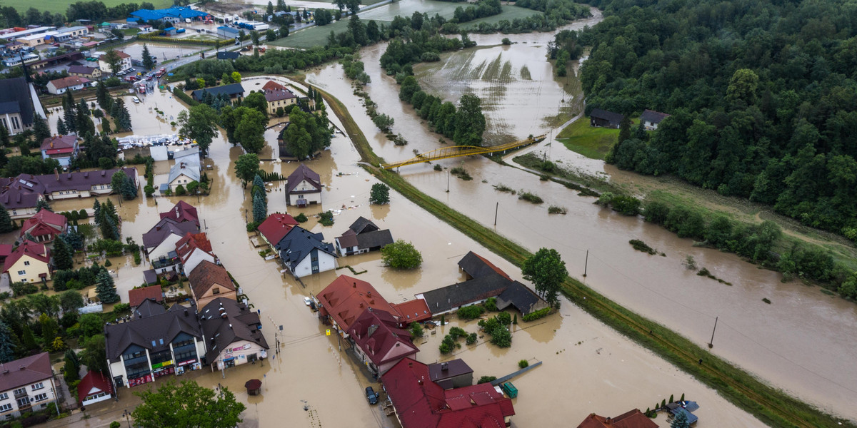 W Małopolsce i na Podkarpaciu obowiązuje trzeci, najwyższy stopień zagrożenia hydrologicznego