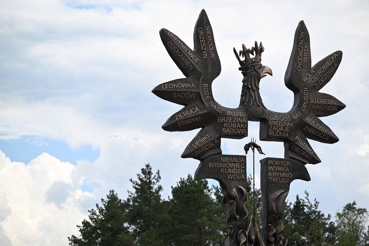 Zdewastowano pomnik "Rzeź Wołyńska"