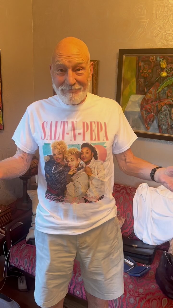 Britský herec Patrick Stewart.
