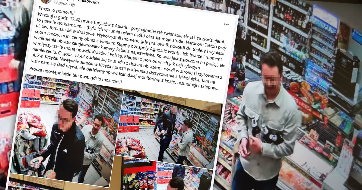 Bezczelna kradzież w Krakowie. "Podawali się za austriackich turystów". Jest pilny apel