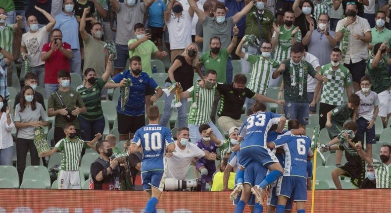 Real Betis came from 2-0 down to beat Celtic 4-3 Creator: JORGE GUERRERO