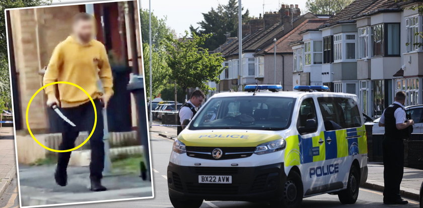 Atak nożownika w Londynie! Ranni policjanci, zginęło dziecko