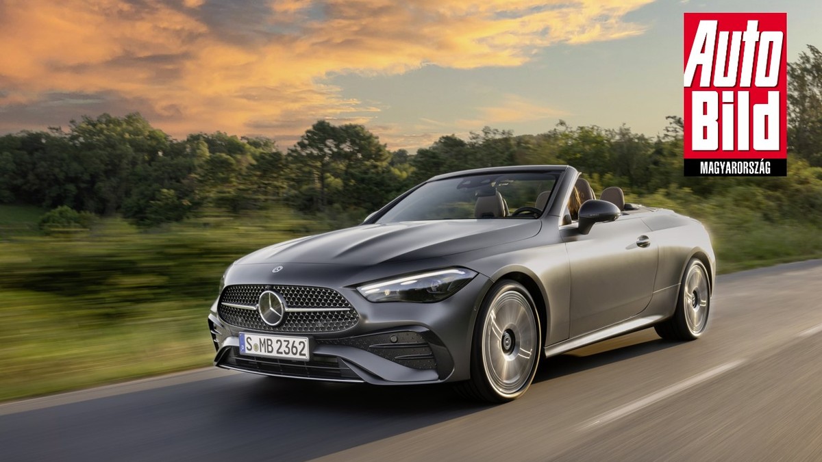 Tiktokozni is lehet az új Mercedes kabrióban