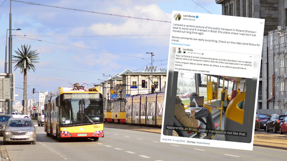 Brazylijczycy zachwycają się polskim transportem publicznym