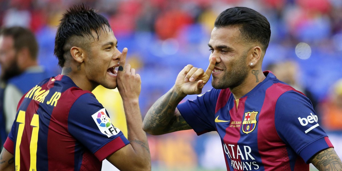 Neymar i Dani Alves grali razem w Barcelonie.