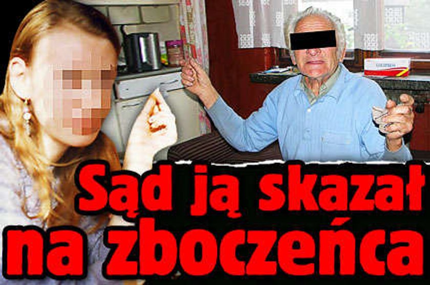 Sąd skazał kobietę na tego zboczeńca