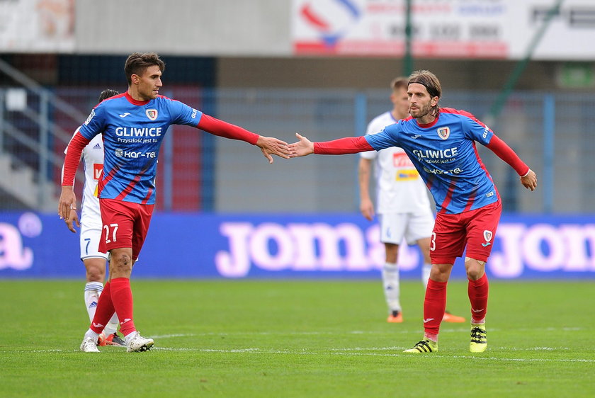 Pilka nozna. Ekstraklasa. Piast Gliwice - Wisla Plock. 28.10.2017