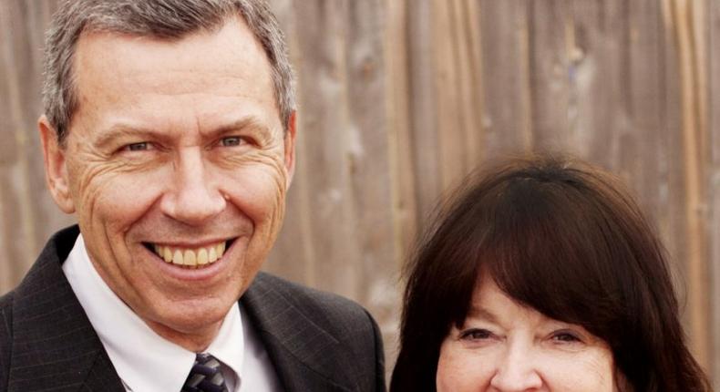 President Norman C. Hill and wife Ruth Raelene Hill.