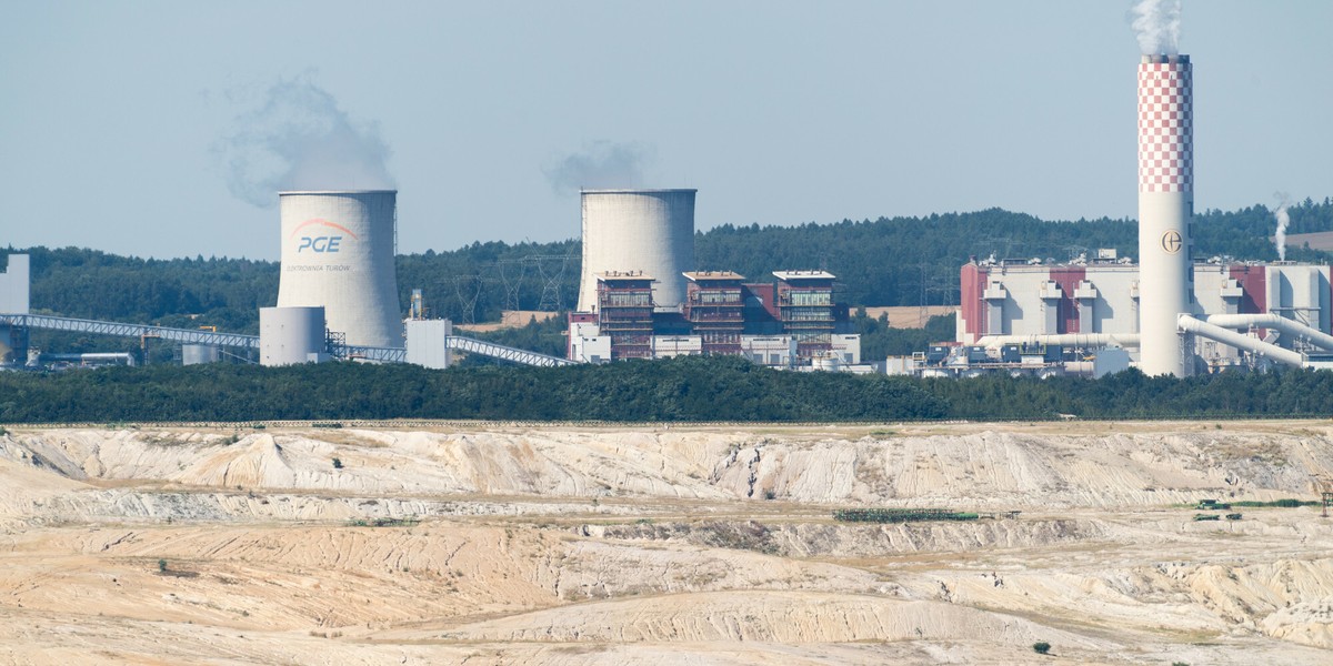 Kopalnia węgla brunatnego Turów i elektrownia Turów w Bogatyni