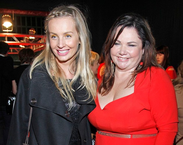 Dzięki Tomkowi Kasia poznała znanych ludzi. Tu z Agnieszką Szulim